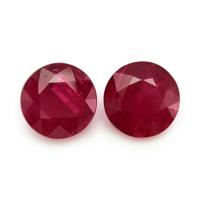4.03&nbsp;Ct.Tw.Total Carat Weight Ruby Pair from Burma (Myanmar) Video