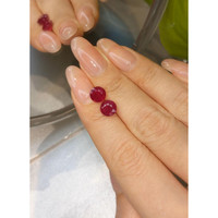 4.03&nbsp;Ct.Tw.Total Carat Weight Ruby Pair from Burma (Myanmar) Life Style