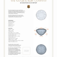 4.03 Ct.Tw.Total Carat Weight Ruby Pair from Burma (Myanmar) 3 D Scan Report