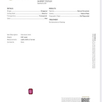 1.74 Ct.Tw.Total Carat Weight Ruby Pair from Burma (Myanmar) Scan Report