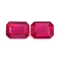 1.74&nbsp;Ct.Tw.Total Carat Weight Ruby Pair from Burma (Myanmar) Video