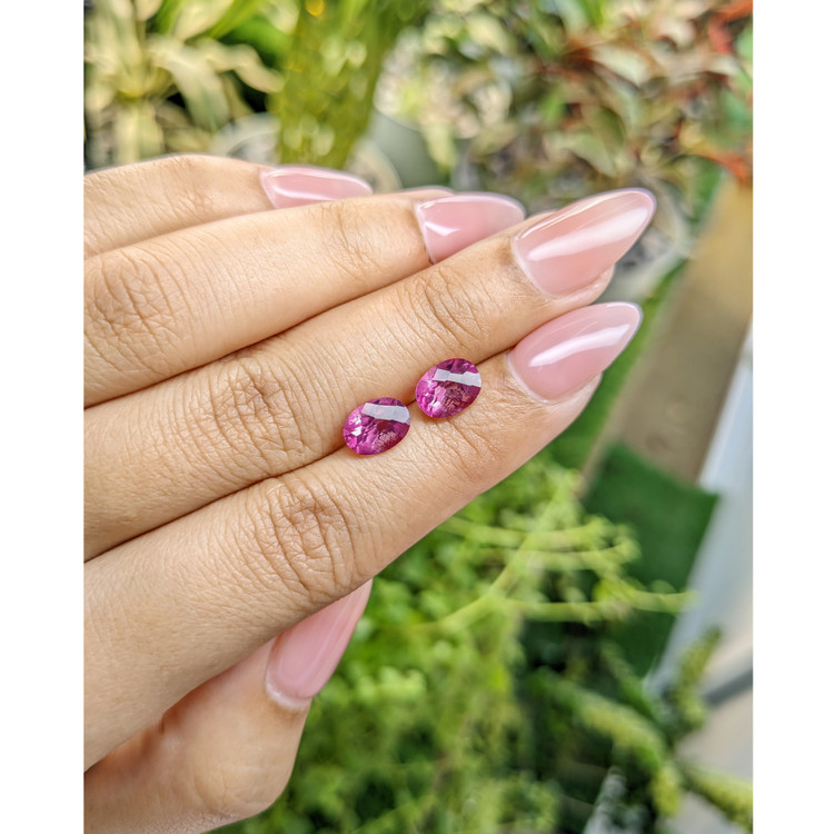 3.39 Ct.Tw. Topaz Pair from Japan