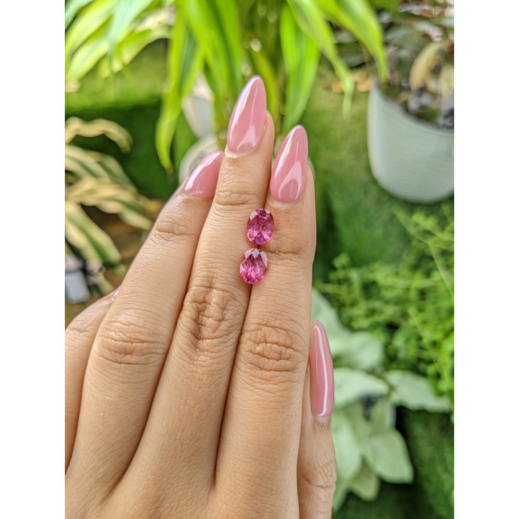 3.03 Ct.Tw. Topaz Pair from Japan