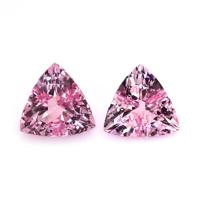 7.46 Ct.Tw.Total Carat Weight Morganite Pair from Brazil Video