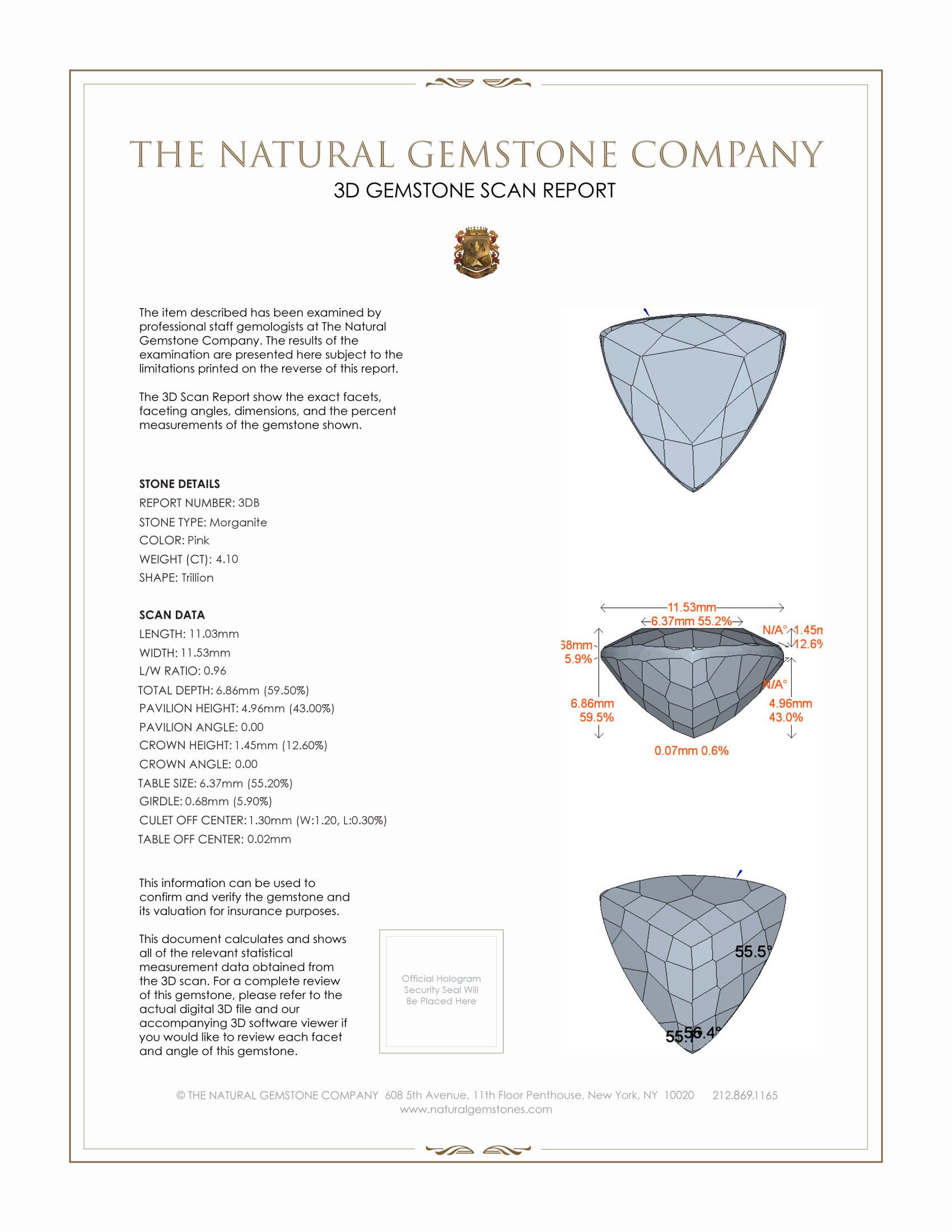 7.46 Ct.Tw. Morganite Pair from Brazil