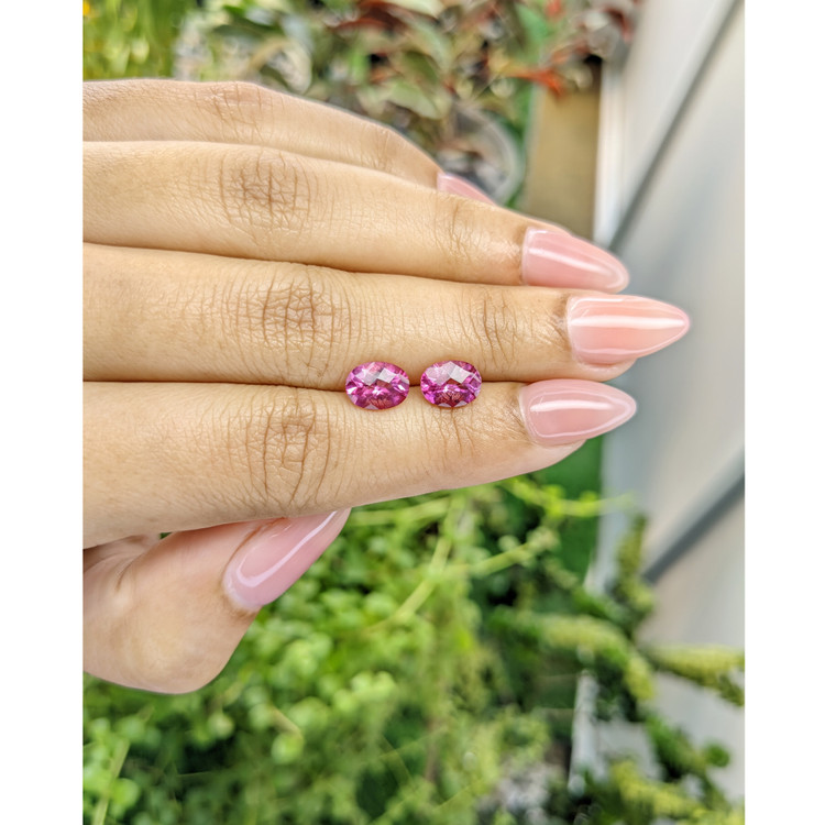 3.33 Ct.Tw. Topaz Pair from Japan