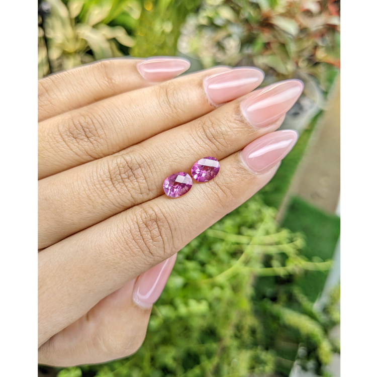 3.24 Ct.Tw. Topaz Pair from Japan