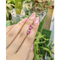 3.17 Ct.Tw.Total Carat Weight Topaz Pair from Japan Life Style