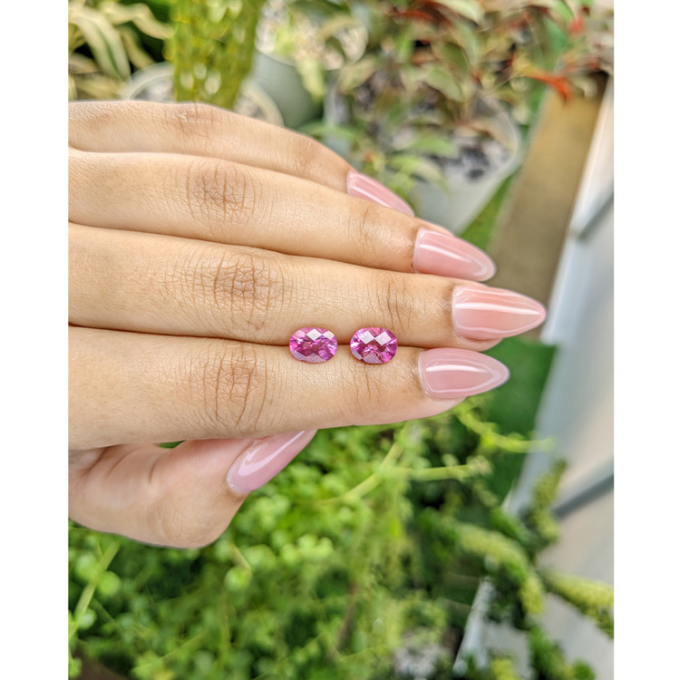 3.17 Ct.Tw. Topaz Pair from Japan