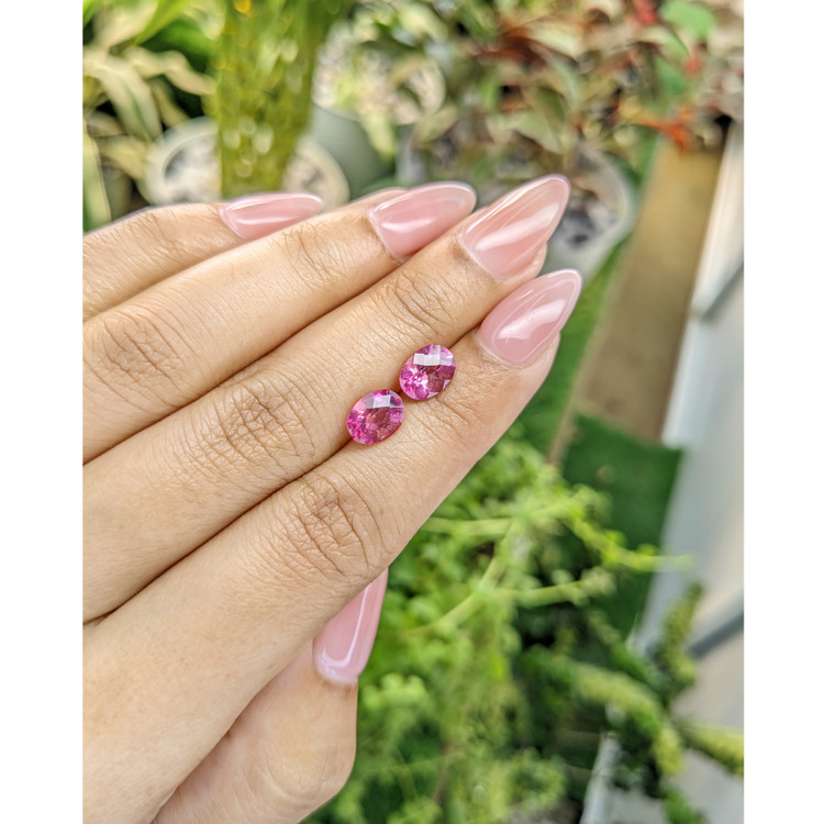 3.30 Ct.Tw. Topaz Pair from Japan