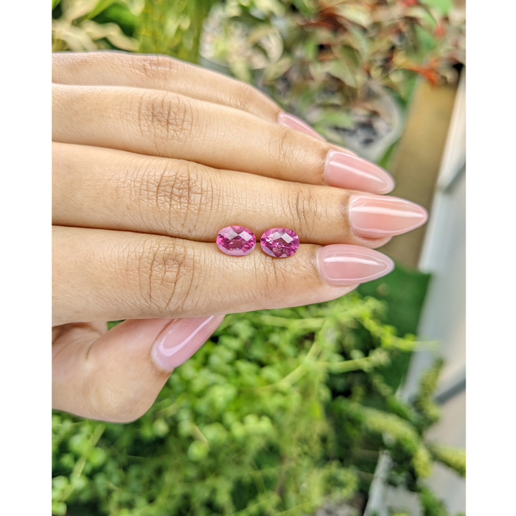 3.30 Ct.Tw. Topaz Pair from Japan