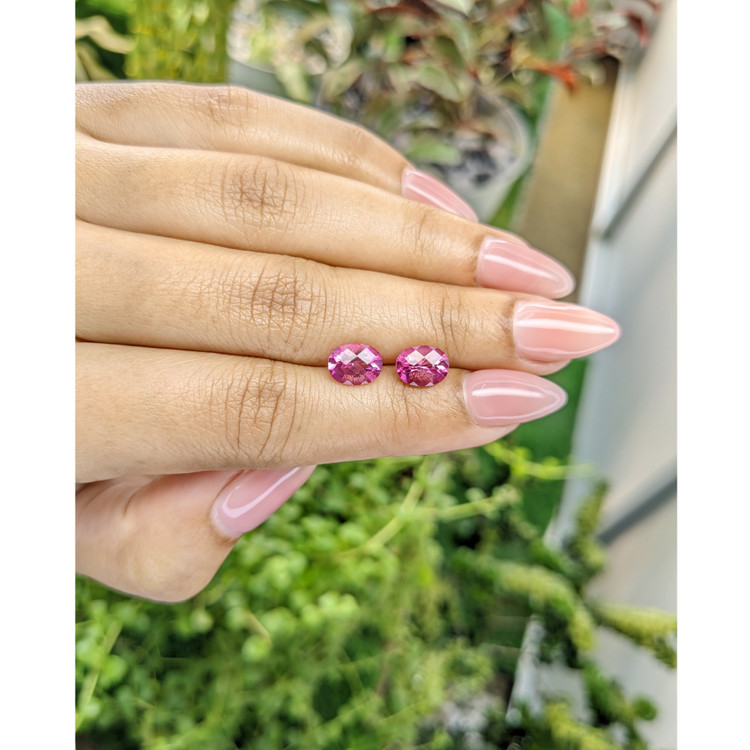 3.60 Ct.Tw. Topaz Pair from Japan