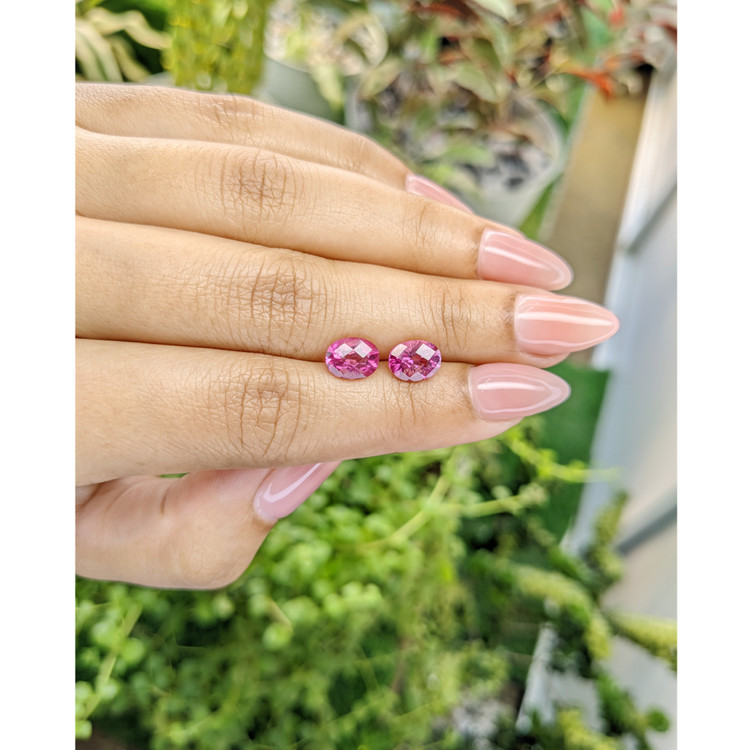 3.48 Ct.Tw. Topaz Pair from Japan