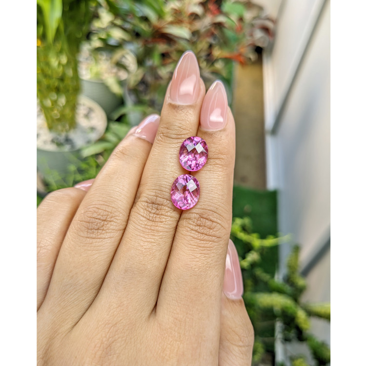 9.17 Ct.Tw. Topaz Pair from Russia