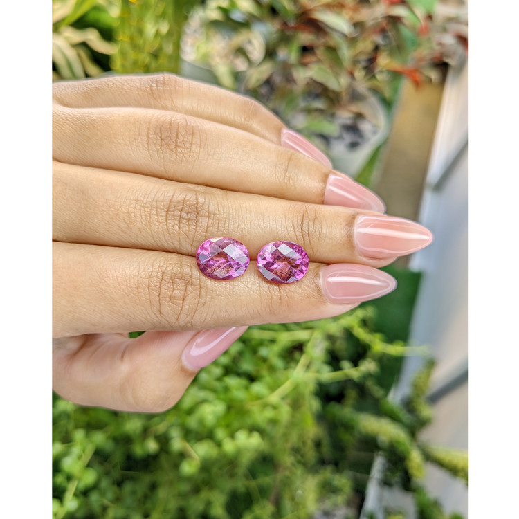 9.17 Ct.Tw. Topaz Pair from Russia