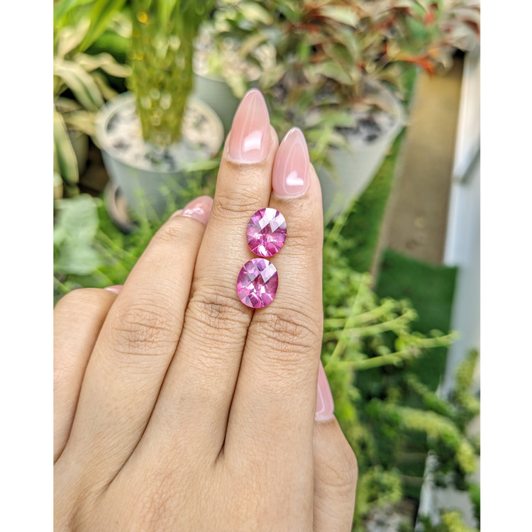 8.38 Ct.Tw. Topaz Pair from Russia