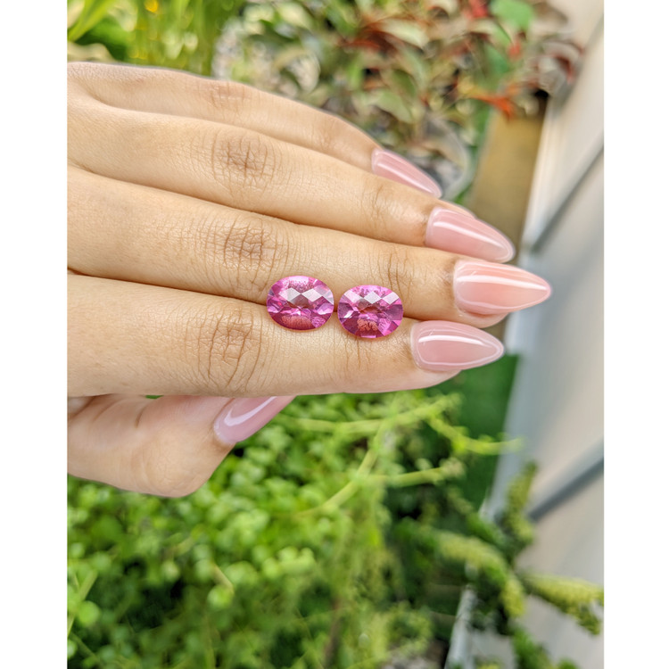 8.30 Ct.Tw. Topaz Pair from Russia