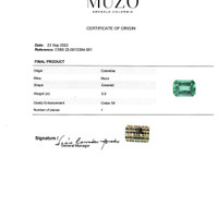 1.78 Ct.Tw.Total Carat Weight Emerald Pair from Colombia Scan Report