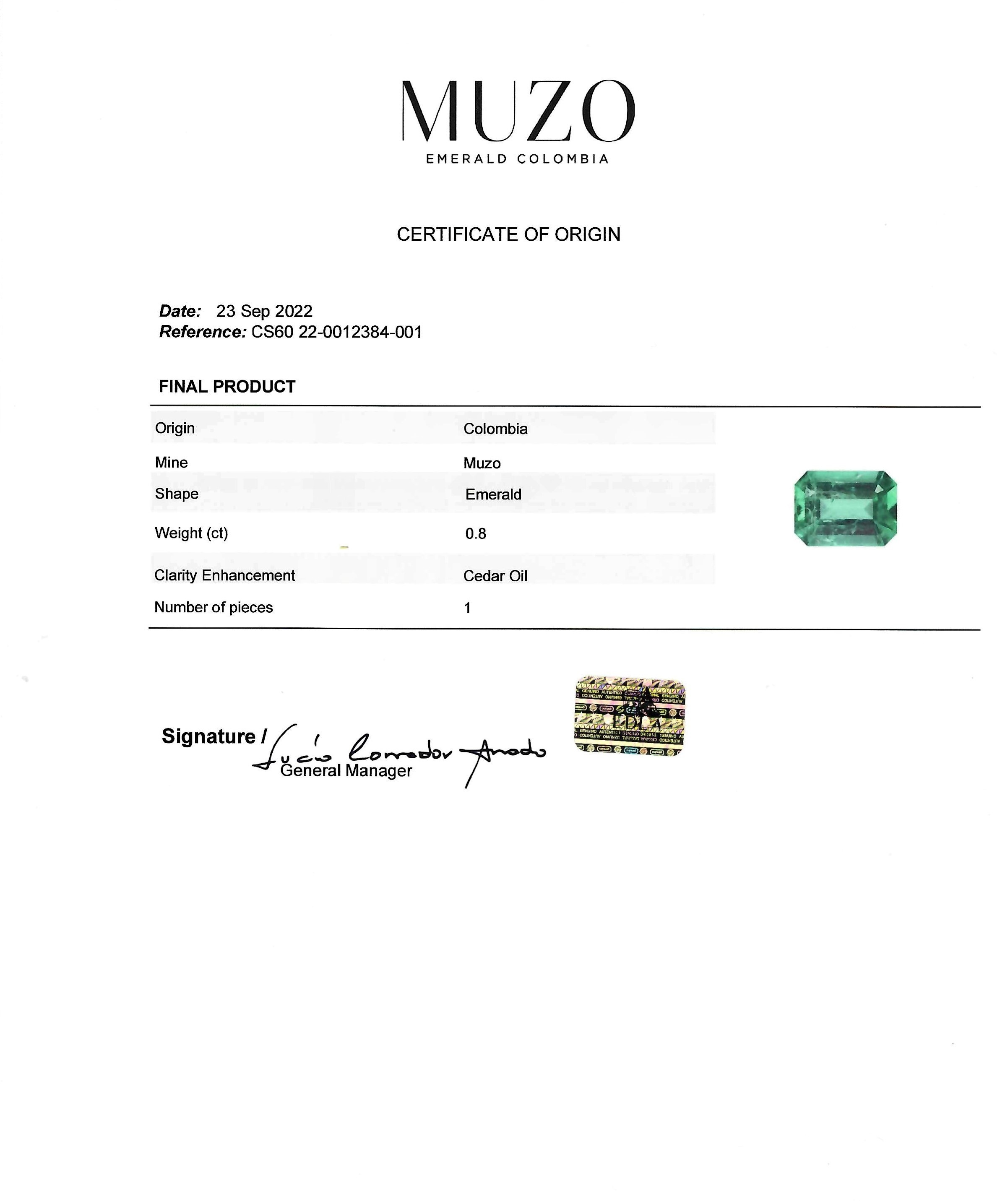1.78 Ct.Tw. Emerald Pair from Colombia