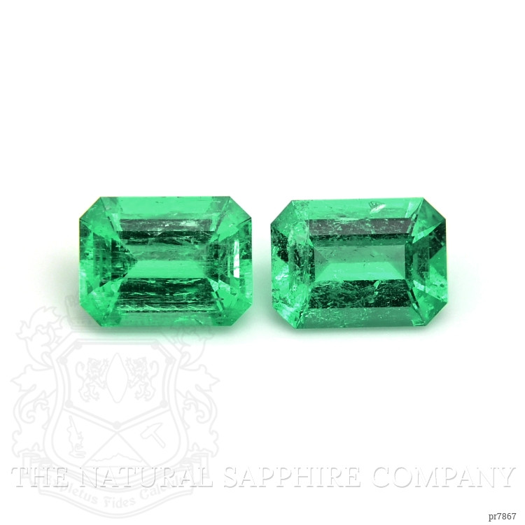 1.78 Ct.Tw. Emerald Pair from Colombia