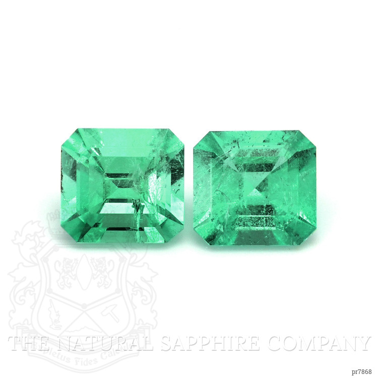 2.62 Ct.Tw. Emerald Pair from Colombia
