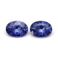 2.75&nbsp;Ct.Tw.Total Carat Weight Blue Sapphire Pair from Ceylon (Sri Lanka) Video