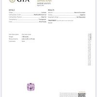 3.89 Ct.Tw.Total Carat Weight Pink Sapphire Pair from Ceylon (Sri Lanka) Scan Report