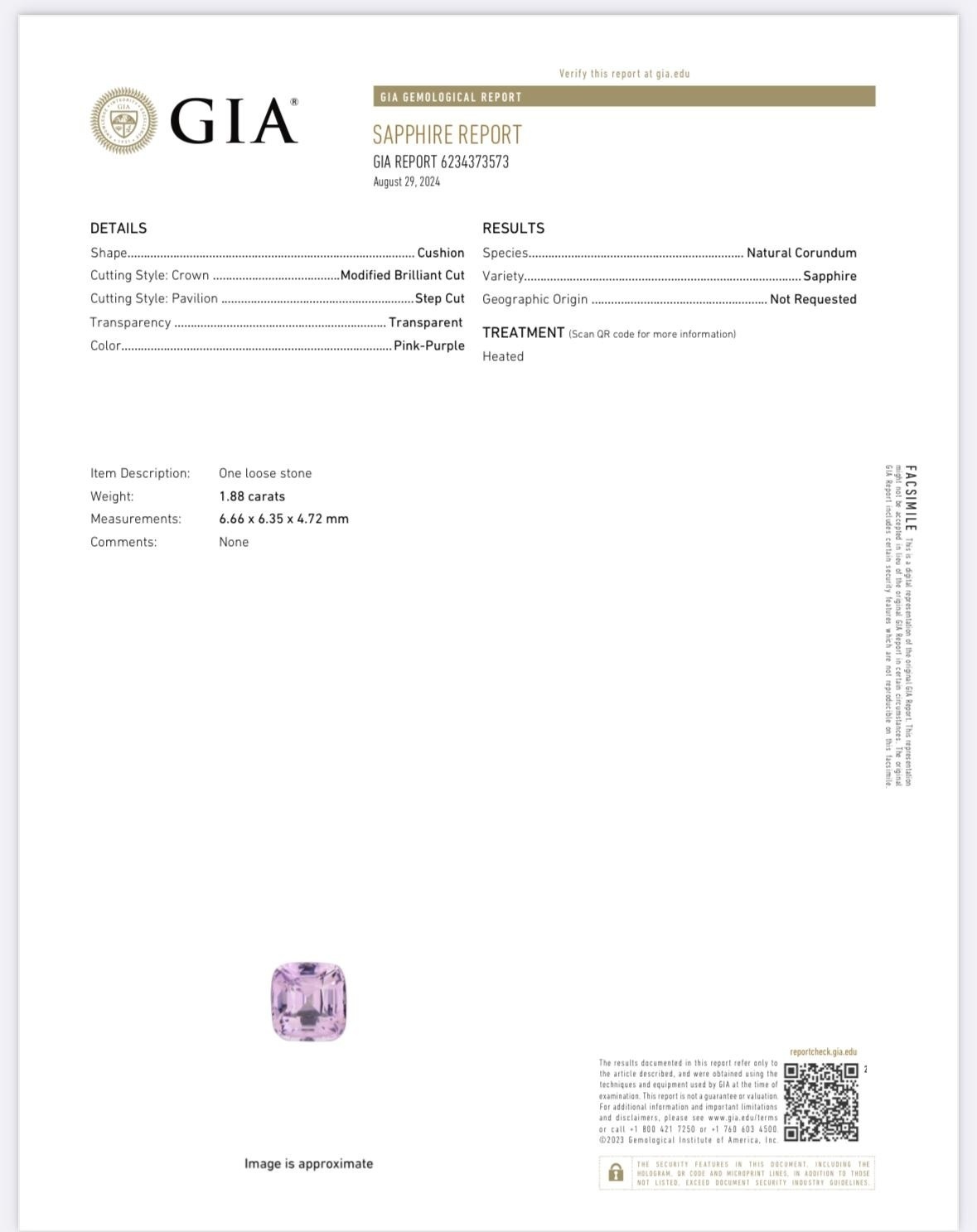 3.89 Ct.Tw. Pink Sapphire Pair from Ceylon (Sri Lanka)