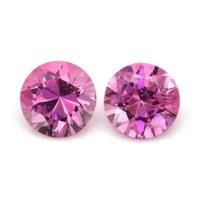 0.84&nbsp;Ct.Tw.Total Carat Weight Pink Sapphire Pair from Ceylon (Sri Lanka) Video