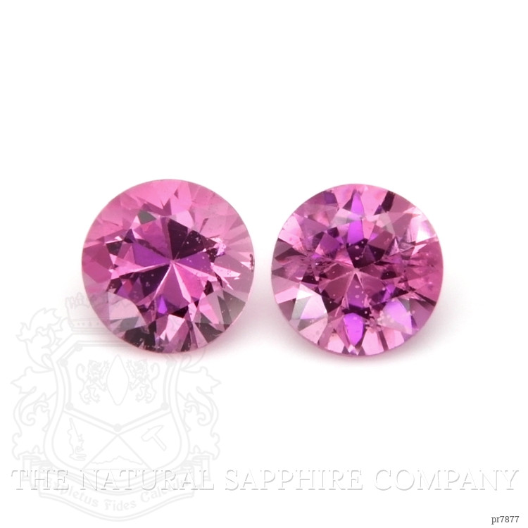 0.84 Ct.Tw. Pink Sapphire Pair from Ceylon (Sri Lanka)
