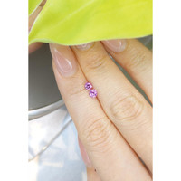 0.49&nbsp;Ct.Tw.Total Carat Weight Purplish Pink Sapphire Pair from Ceylon (Sri Lanka) Life Style