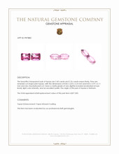 4.66 Ct.Tw.Total Carat Weight Topaz Pair from Vietnam Appraisal