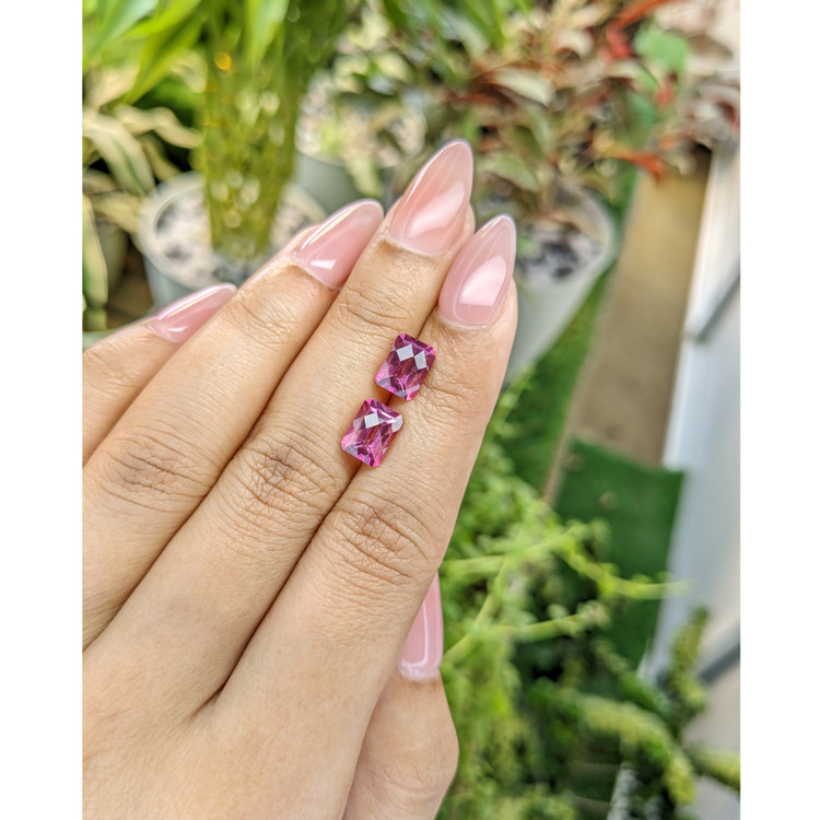 4.66 Ct.Tw. Topaz Pair from Vietnam