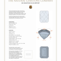 4.66 Ct.Tw.Total Carat Weight Topaz Pair from Vietnam 3 D Scan Report