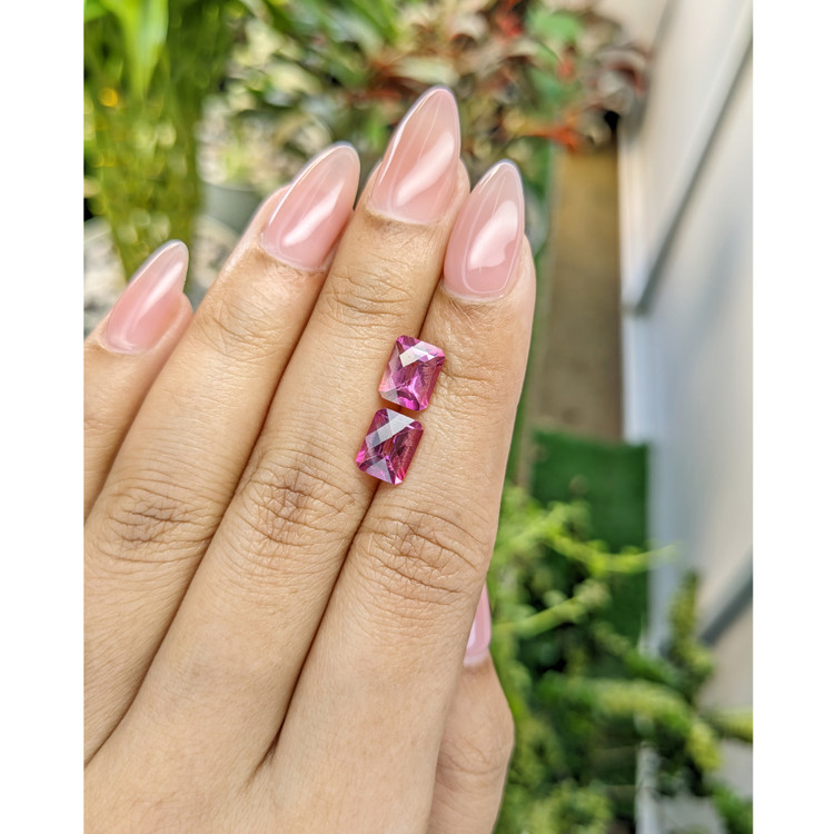 4.20 Ct.Tw. Topaz Pair from Vietnam