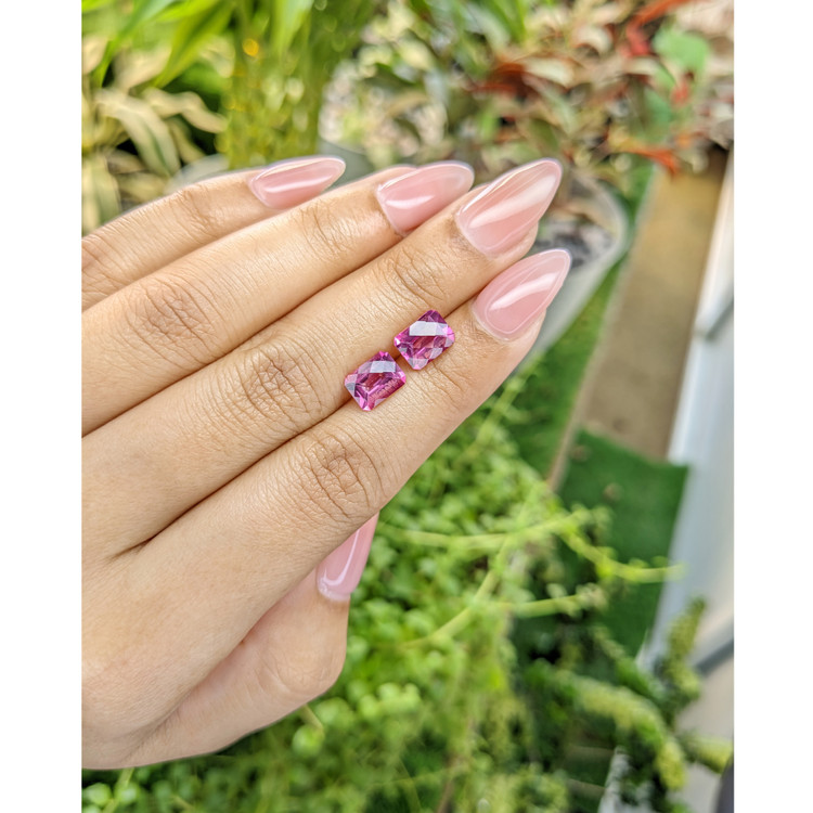 4.46 Ct.Tw. Topaz Pair from Vietnam