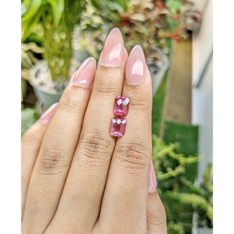 3.90 Ct.Tw. Topaz Pair from Vietnam