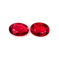 2.12 Ct.Tw.Total Carat Weight Ruby Pair from Mozambique Video