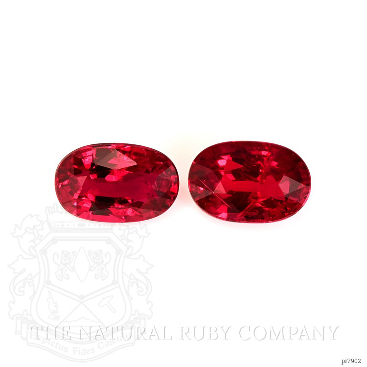 2.19 Ct.Tw. Ruby Pair from Mozambique
