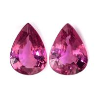 2.28&nbsp;Ct.Tw.Total Carat Weight Pink Sapphire Pair from Ceylon (Sri Lanka) Video