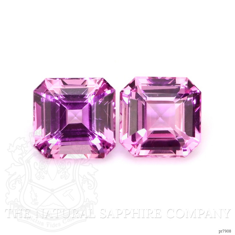 2.41 Ct.Tw. Pink Sapphire Pair from Ceylon (Sri Lanka)