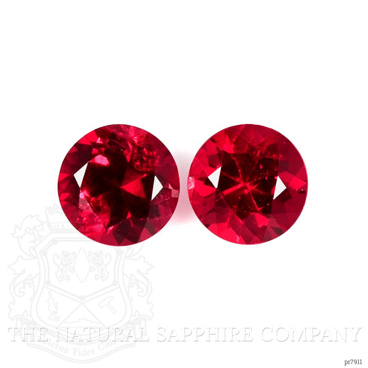 0.57 Ct.Tw. Ruby Pair from Mozambique