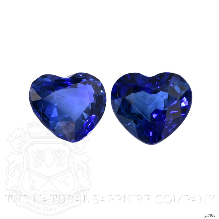 1.50 Ct.Tw. Blue Sapphire Pair from Ceylon (Sri Lanka)