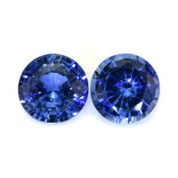 1.59&nbsp;Ct.Tw.Total Carat Weight Blue Sapphire Pair from Ceylon (Sri Lanka) Video