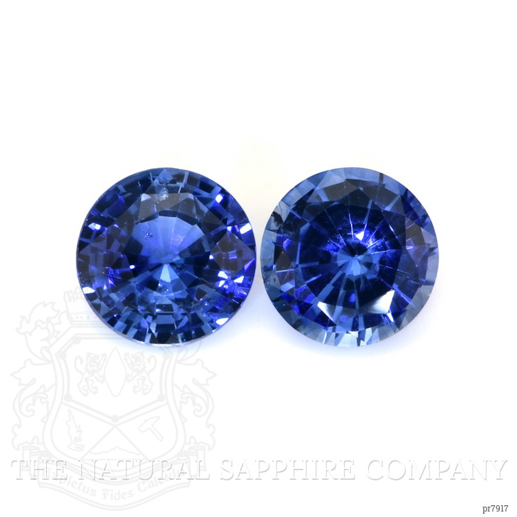 1.59 Ct.Tw. Blue Sapphire Pair from Ceylon (Sri Lanka)