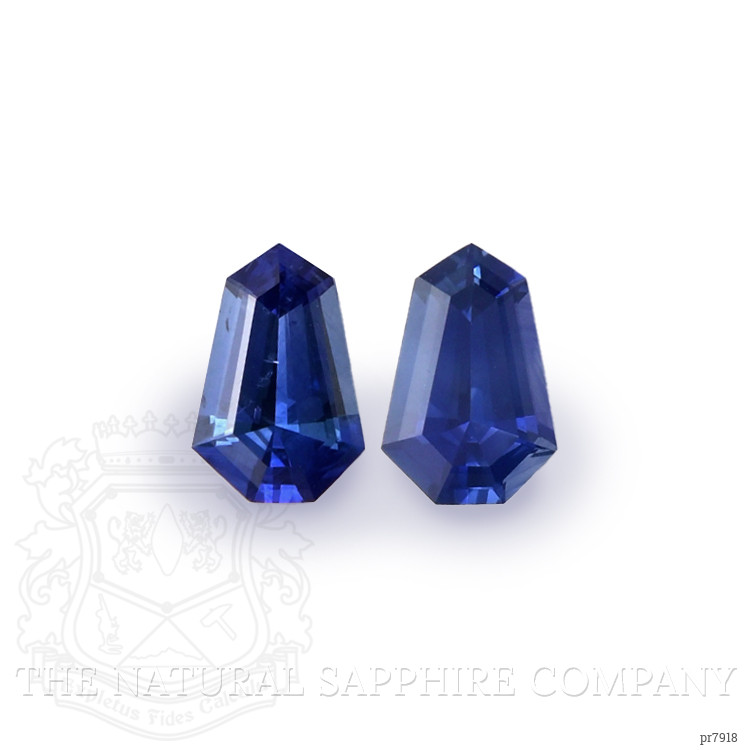 1.35 Ct.Tw. Blue Sapphire Pair from Ceylon (Sri Lanka)