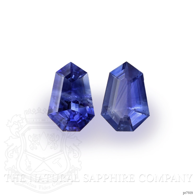 1.31 Ct.Tw. Blue Sapphire Pair from Ceylon (Sri Lanka)