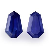 1.45&nbsp;Ct.Tw.Total Carat Weight Blue Sapphire Pair from Ceylon (Sri Lanka) Video
