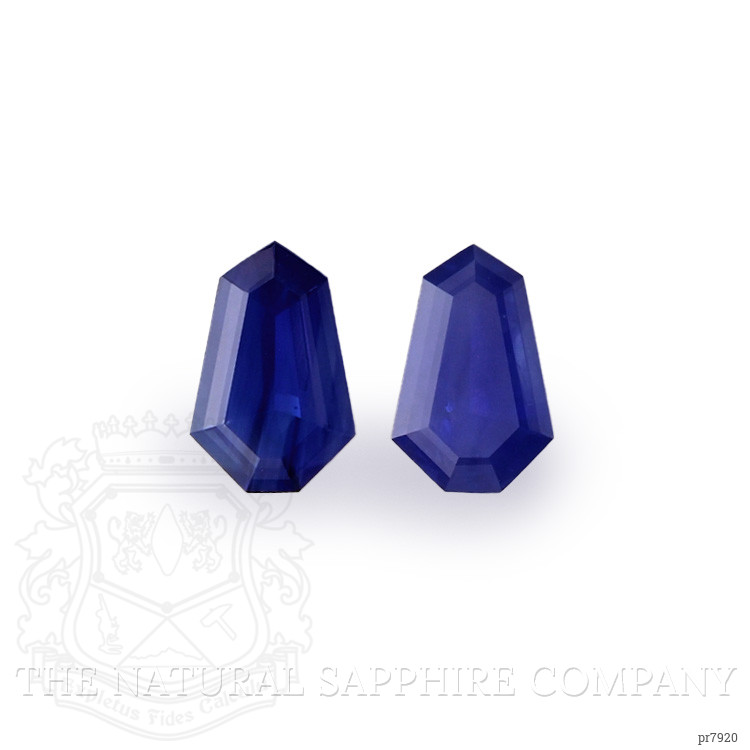 1.45 Ct.Tw. Blue Sapphire Pair from Ceylon (Sri Lanka)