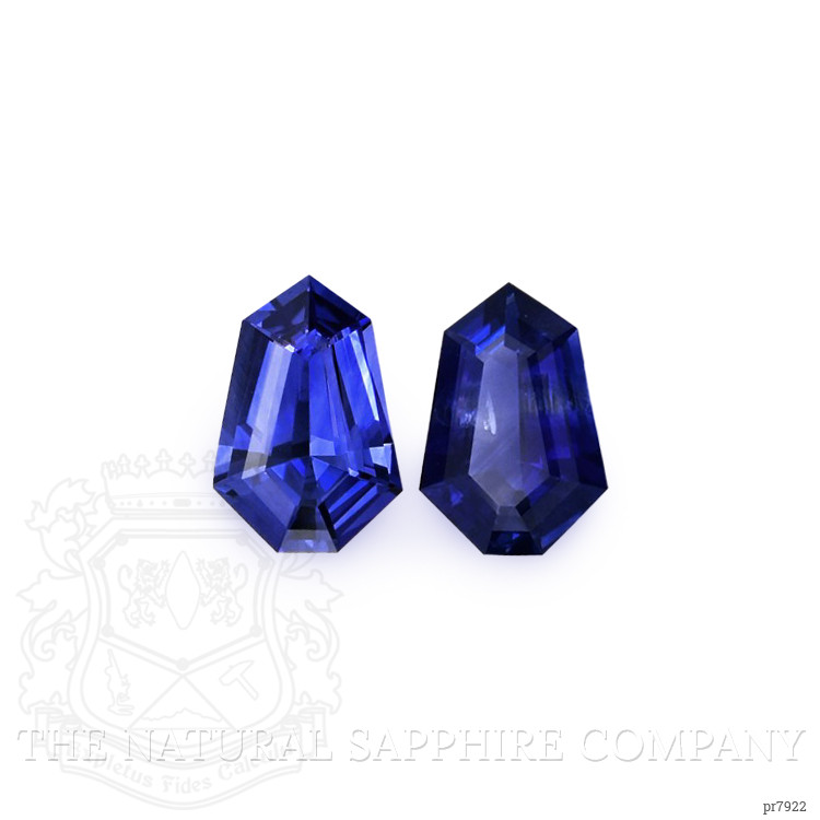 1.30 Ct.Tw. Blue Sapphire Pair from Ceylon (Sri Lanka)
